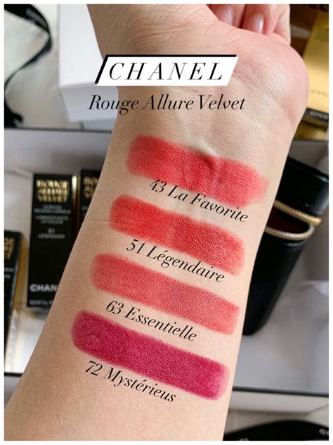 Chanel No. 5 Rouge Allure Velvet Review & Swatches .